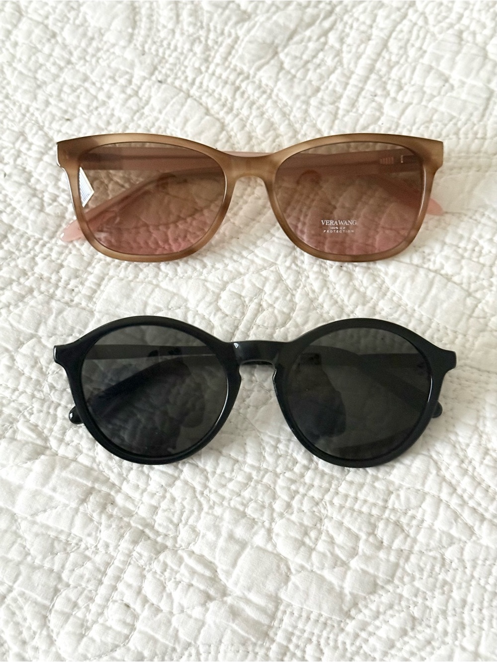 Two pairs Vera Wang Sunglasses, Melania 2 and Salvaza